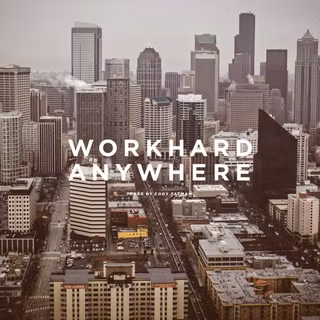 Work hard anywhere wallpaper