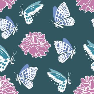 Pink butterfly HD iPhone wallpaper