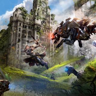 Horizon Zero Down 4k wallpaper