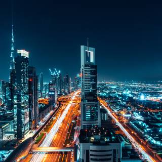 Dubai city 4k wallpaper