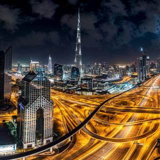 Dubai city 4k wallpaper