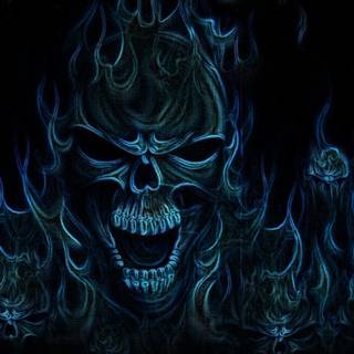 Skull laptop wallpaper