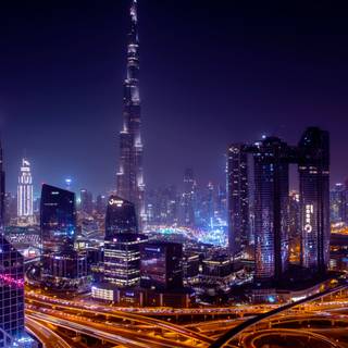 Dubai city 4k wallpaper