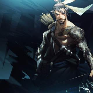 Genji and Hanzo desktop wallpaper