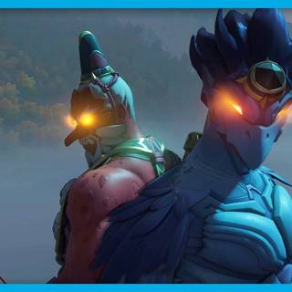 Genji and Hanzo desktop wallpaper