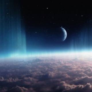 iPhone X 4k space wallpaper