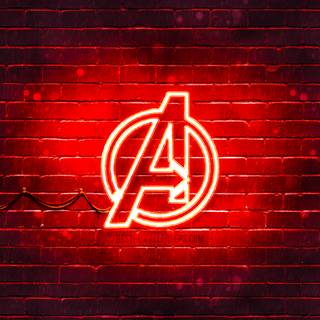 Avengers neon 4k wallpaper
