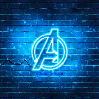 Avengers neon 4k wallpaper