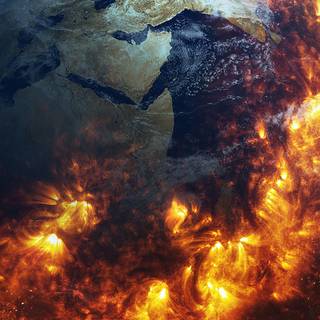 iPhone X 4k space wallpaper