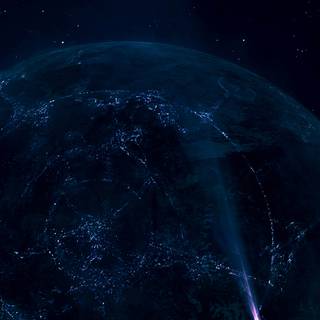 iPhone X 4k space wallpaper