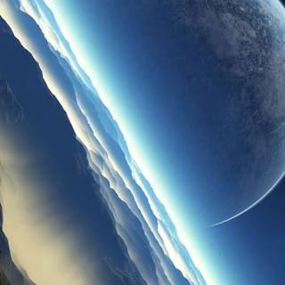 iPhone X 4k space wallpaper