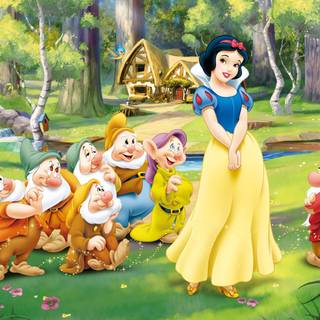 Snow White 4k wallpaper