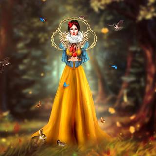 Snow White 4k wallpaper