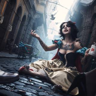 Snow White 4k wallpaper