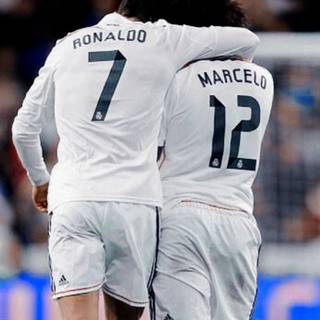 Cristiano Ronaldo and Marcelo wallpaper