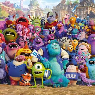 Monster Inc 4k wallpaper