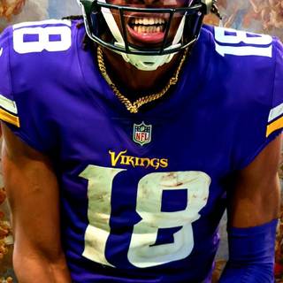 Justin Jefferson phone wallpaper