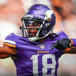 Justin Jefferson 4k wallpaper