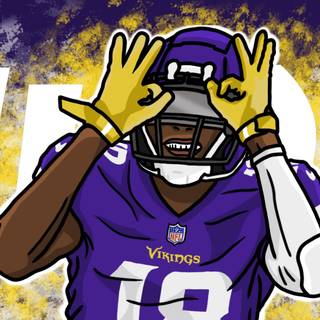 Justin Jefferson desktop wallpaper