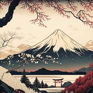 Japan winter aesthetic wallpaper