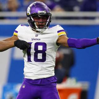 Purple football wallpaper