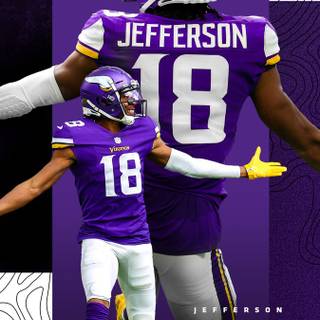 Justin Jefferson iPhone wallpaper