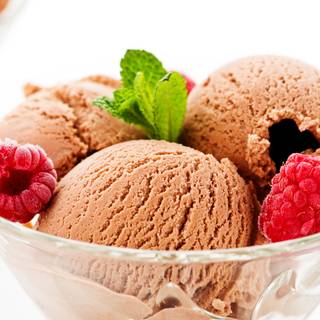 Raspberry ice cream wallpaper