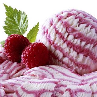 Raspberry ice cream wallpaper