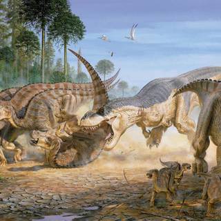 Prehistoric animals wallpaper