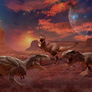 Prehistoric animals wallpaper