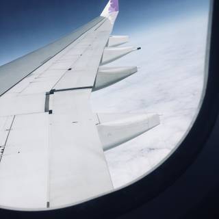 Plane interior wallpaper