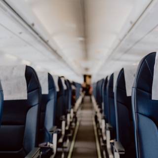 Plane interior wallpaper