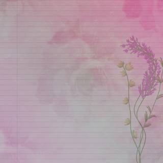 Pink lined paper wallpaper