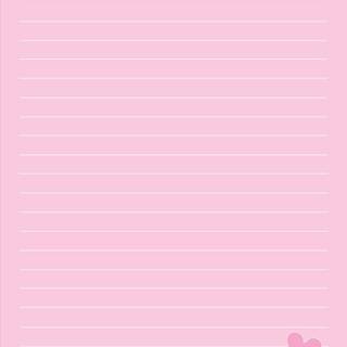 Pink lined paper wallpaper