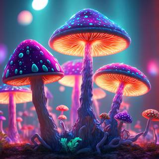 4k mushroom wallpaper