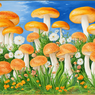 4k mushroom wallpaper