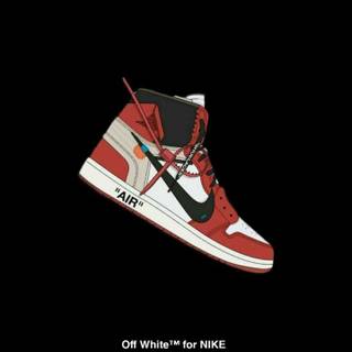 Off White Jordan iPhone wallpaper