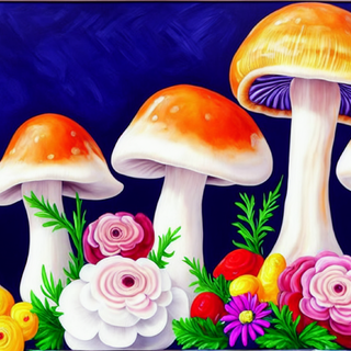 4k mushroom wallpaper