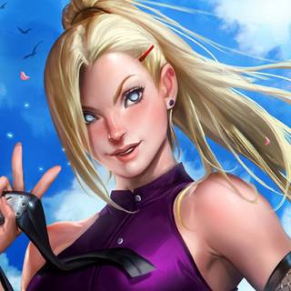 Ino Yamanaka and Naruto wallpaper