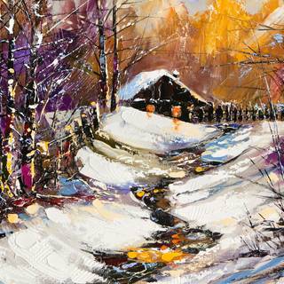 Oil painting 4k wallpaper