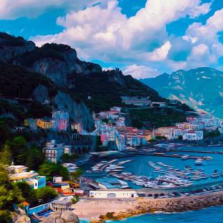 Oil painting 4k wallpaper