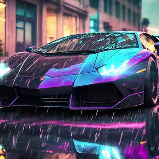 Lamborghini aesthetic PC wallpaper
