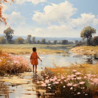 Oil painting 4k wallpaper