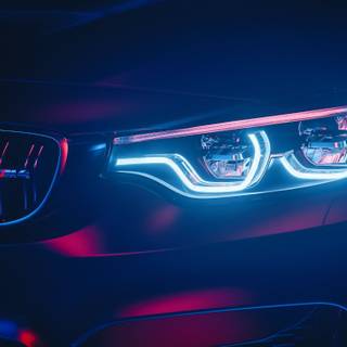 Car neon 4k wallpaper