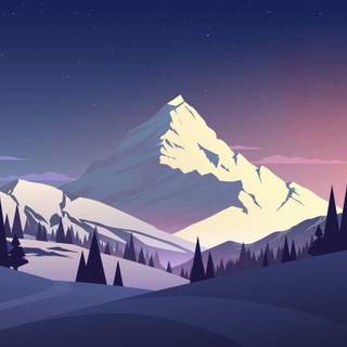 Cool anime mountain wallpaper