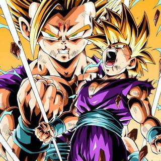 Gohan Super Saiyan phone wallpaper