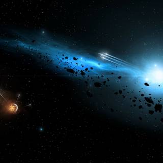 Deep space 4k wallpaper