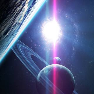 Phone 4k space wallpaper