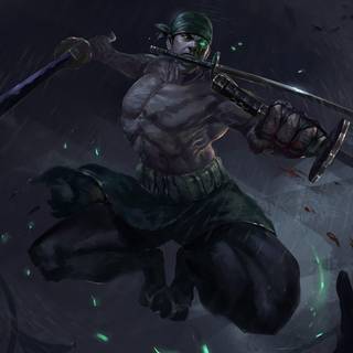 Roronoa Zoro desktop 4k wallpaper