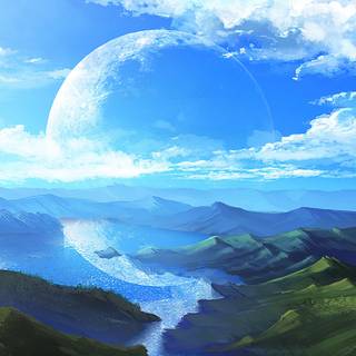 Anime cloud 4k wallpaper